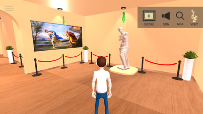 Visitor-3D scene